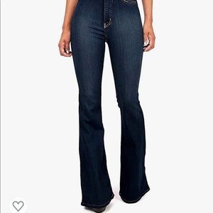 High rise wide Amazon jeans
